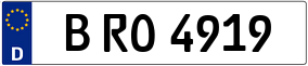Truck License Plate